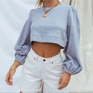 Sabo Skirt Amaris Crop Top Balloon Sleeve